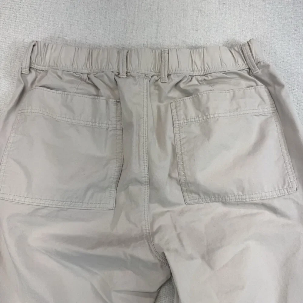 M&S Marks Spencer Slim Fit Chino Pants Mens 30 Ecru Beige Cotton Casual